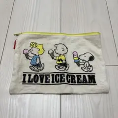スヌーピー アイスクリーム ポーチ
