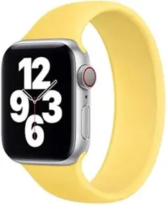 Apple Watch ソロループバンド 42/44mm用 S イエロー