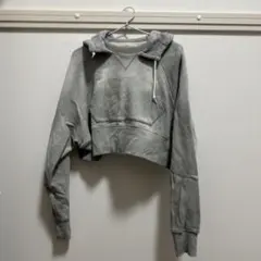 Rhodo lirioN グレー クロップドパーカー O/S