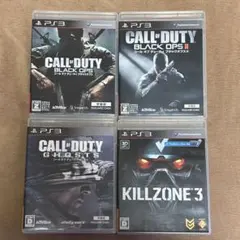 コールオブデューティ　キルゾーン3 4本セット PS3 まとめ売り