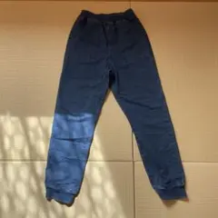 【GU】ダークブルー スウェットパンツ ウエスト伸縮性 サイズ:150cm