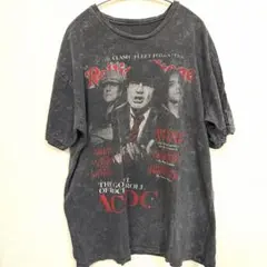 人気☆2009年 ACDC 躍動感 ビッグプリント Tシャツ バンT - メルカリ