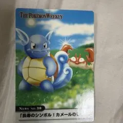 ポケモン　ウィークリーカードNo.38 長寿のシンボル！カメールのしっぽ ポケモン ウィークリーカードNo.38 長寿のシンボル！カメールのしっぽ