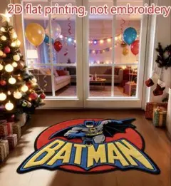 『新品』BATMAN 玄関マット ラグマット　風呂マットのサムネイル