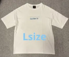 藤井風 God Bless Us 半袖Tシャツ ホワイト×ブルー Lサイズ - メルカリ