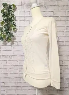 【C.D.S BASIC】レディース　長袖カーディガン　M　春