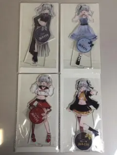 C-455 未開封 猫麦とろろ ビッグ アクリルスタンド 全4種セット GiGO