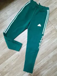adidas メンズ 裏起毛スウェットパンツ グリーン