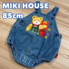 レトロ❗️ミキハウス　ロンパース／ダルマオール　80〜90☆ファミリア　レア　希少