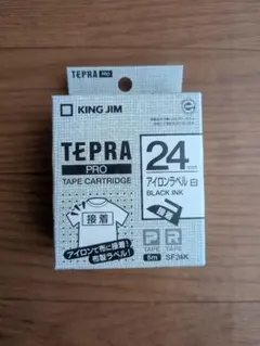 KINGJIM SF24K テプラPROカートリッジ アイロンラベル白 24mmのサムネイル