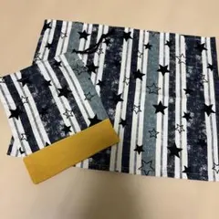 ハンドメイド☆星柄給食セット☆