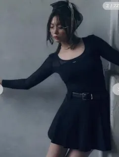 SNIDEL スナイデル　【Chacott】リボンシュシュ