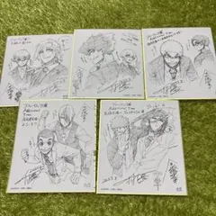 ブルーロック展　ミニ色紙セット　前半5会場