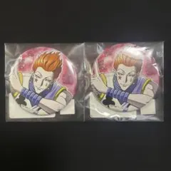 HUNTERHUNTER ハンターハンター ヒソカ 缶バッジ 2点セット