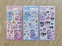 サンリオ ハローキティ シナモン マイメロ クロミ 平成はっぴーフォン シールのサムネイル