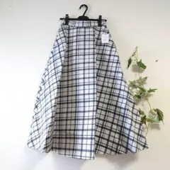 ◎FENNELフェンネル ロングスカートチェック ヤマダヤ