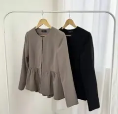 しまむら×koko ペプラムジャケット