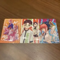 ナツコミ特製ダブルステッカー　推しの子　ダンダダン　チェンソーマン　セット