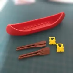 美品☆レゴブロック☆カヌー☆ボート☆オール☆救命胴衣☆みにふぃ