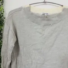 【美品】グローバルワーク ニット トップス M セーター スリット 毛100%