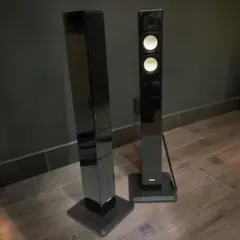 良音ONKYO トールボーイスピーカー D-108E ペアセット ピアノブラックのサムネイル