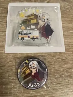 鬼滅の刃　宇髄天元　togo京都　アクリルスタンド＆缶バッジ