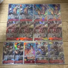 白ひげ海賊団　パラレル13枚セット　ワンピースカードゲーム　赤