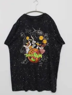 【古着】SPACE JAM/Tシャツ/カットソー/トップス/ブラック/XL