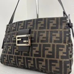 極美品✨ FENDI フェンディ マンマバケット ズッカ柄 FF キャンバス