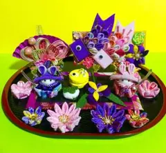 端午の節句飾り　子供の日　鯉のぼり　 初節句　置き飾り　つまみ細工　ちりめん細工