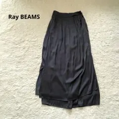 Ray BEAMS サテン スカート レイヤー パンツ　洗える