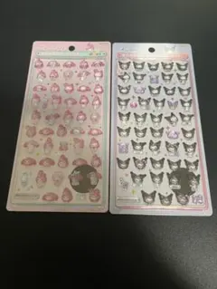 【正規品】 マイメロディー　クロミ　ボンボンドロップシール mini 2点セット