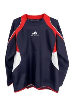 adidas アディダス 中綿ピステ　ネイビー ウォームアップ防寒トレーニング