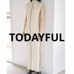 【美品】 TODAYFUL Stitch Knit Dress ワンピース 38