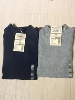 無印 ハイネック 長袖Tシャツ