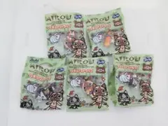 【モンハン】アイルー×バヤリース フィギュアストラップ 5個セット まとめ売り