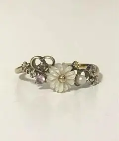 出品4月まで【指輪】サマンサティアラ/Samantha tiara/花/11号のサムネイル