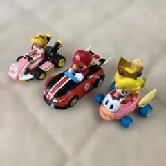 マリオ カート　ミニカー　フィギュア 3体セット