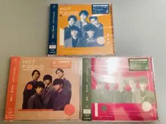 新品複数　SexyZone NOT FOUND ３形態　timelesz
