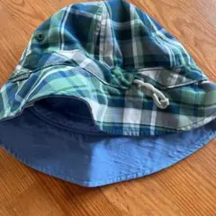 値下げ！mont-bellリバーシブルハット　コバルトブルー