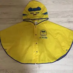 Dr.YELLOW フード付きレインコート　サイズ80〜100