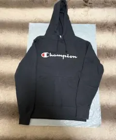 チャンピオン フード付きパーカー ブラック サイズ　M