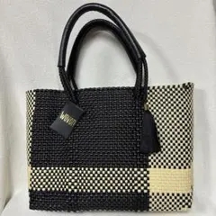 美品 WOVEN メルカドバッグ トートバッグ タッセル A4 メキシコ製