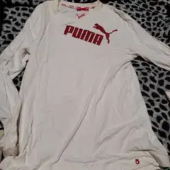 PUMA ホワイト 長袖 Tシャツ