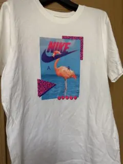 NIKE フラミンゴ プリント Tシャツ ホワイト