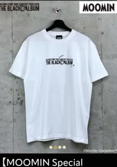 ドリカム ムーミン＆リトルミイ Tシャツ THE BLACK ○ サイズM白