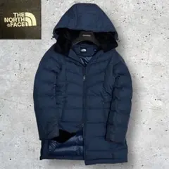 【大人気】ノースフェイス ロングダウンコート レディース キッズ XS 150