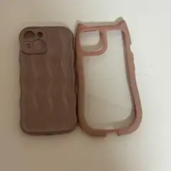 iPhone15 スマホケース セット ピンク ねこ セット