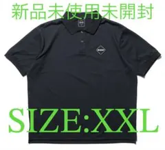 FCRB EMBLEM POLO 25SS XXL BLACK 即日発送 安