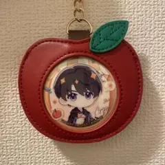 恋と深空 マヒル 赤りんご 缶バッチポーチ 缶バッジケース